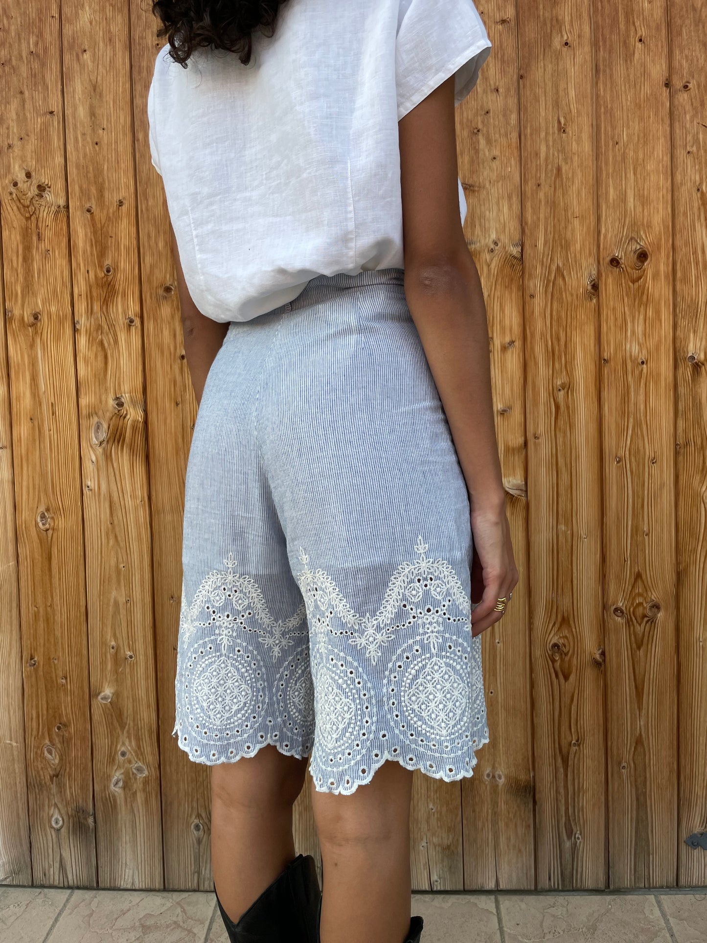 Bermuda vichy 100% cotone Made in Italy - taglia 42it