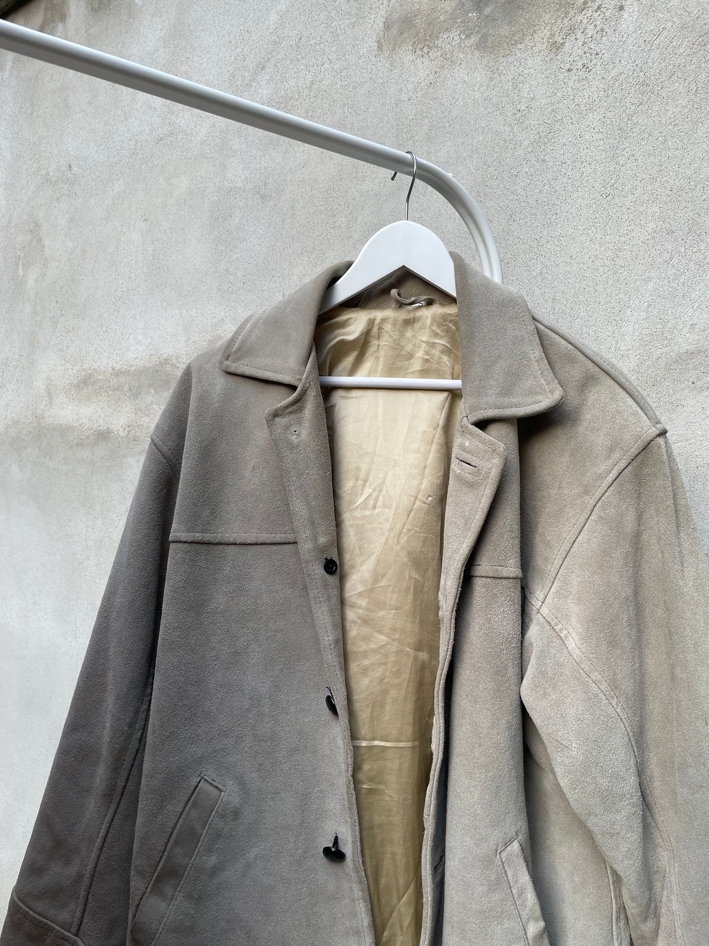 Biker suede ghiaccio - S uomo