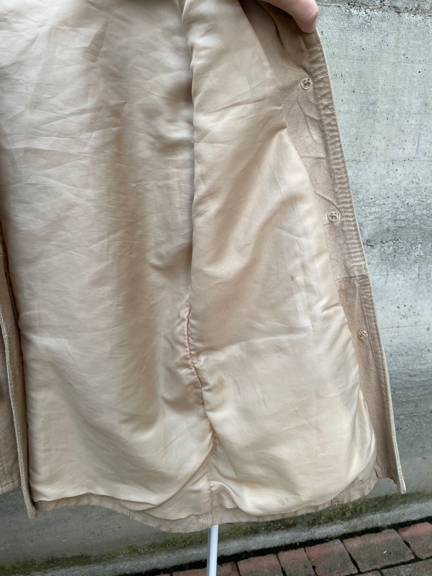 Blazer suede sabbia - taglia S/M