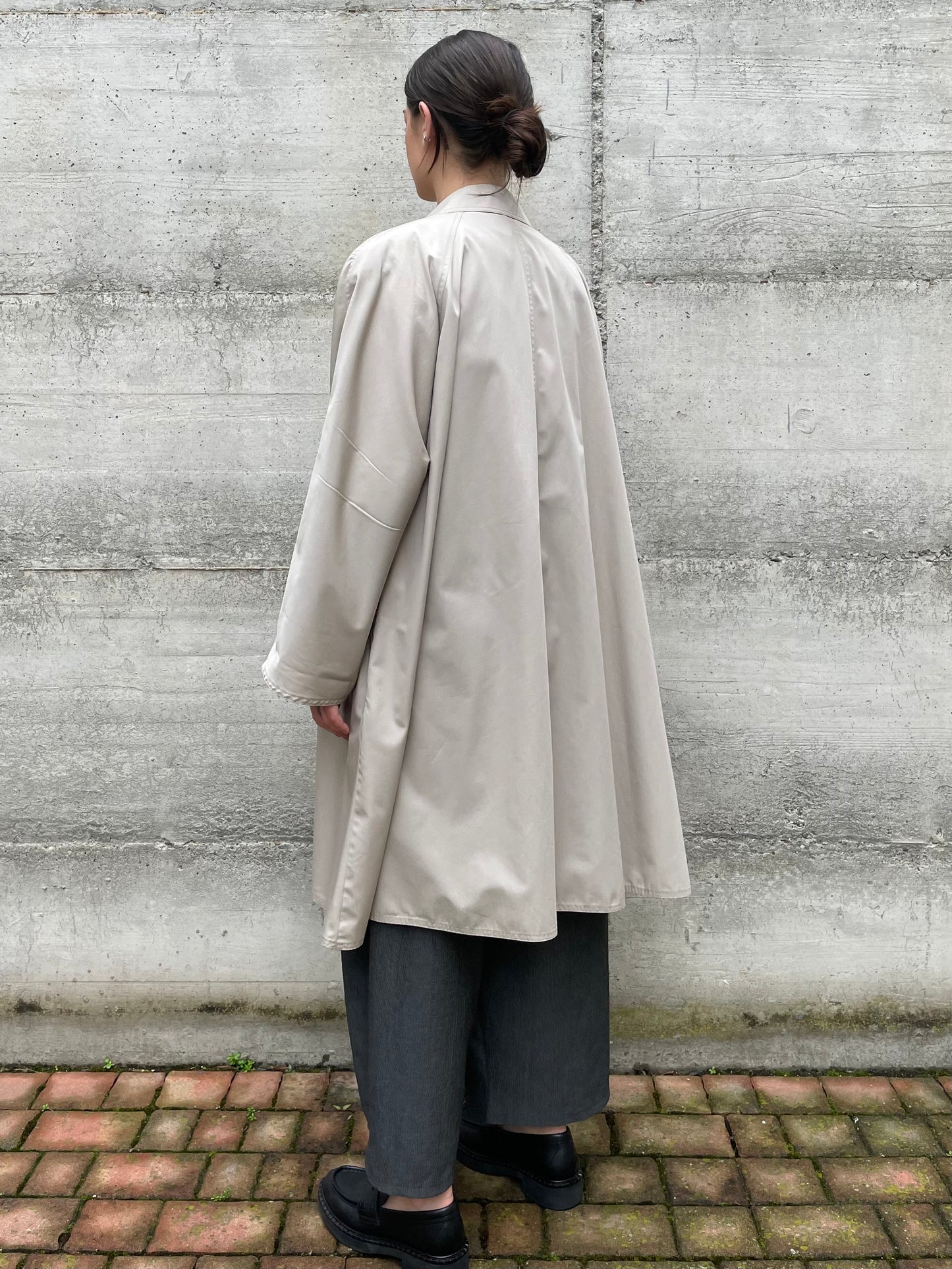 Trenchcoat cotone sabbia Preca - L