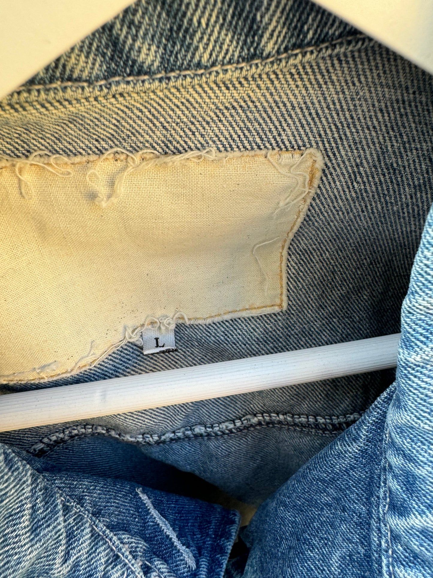 Giacca denim cropped