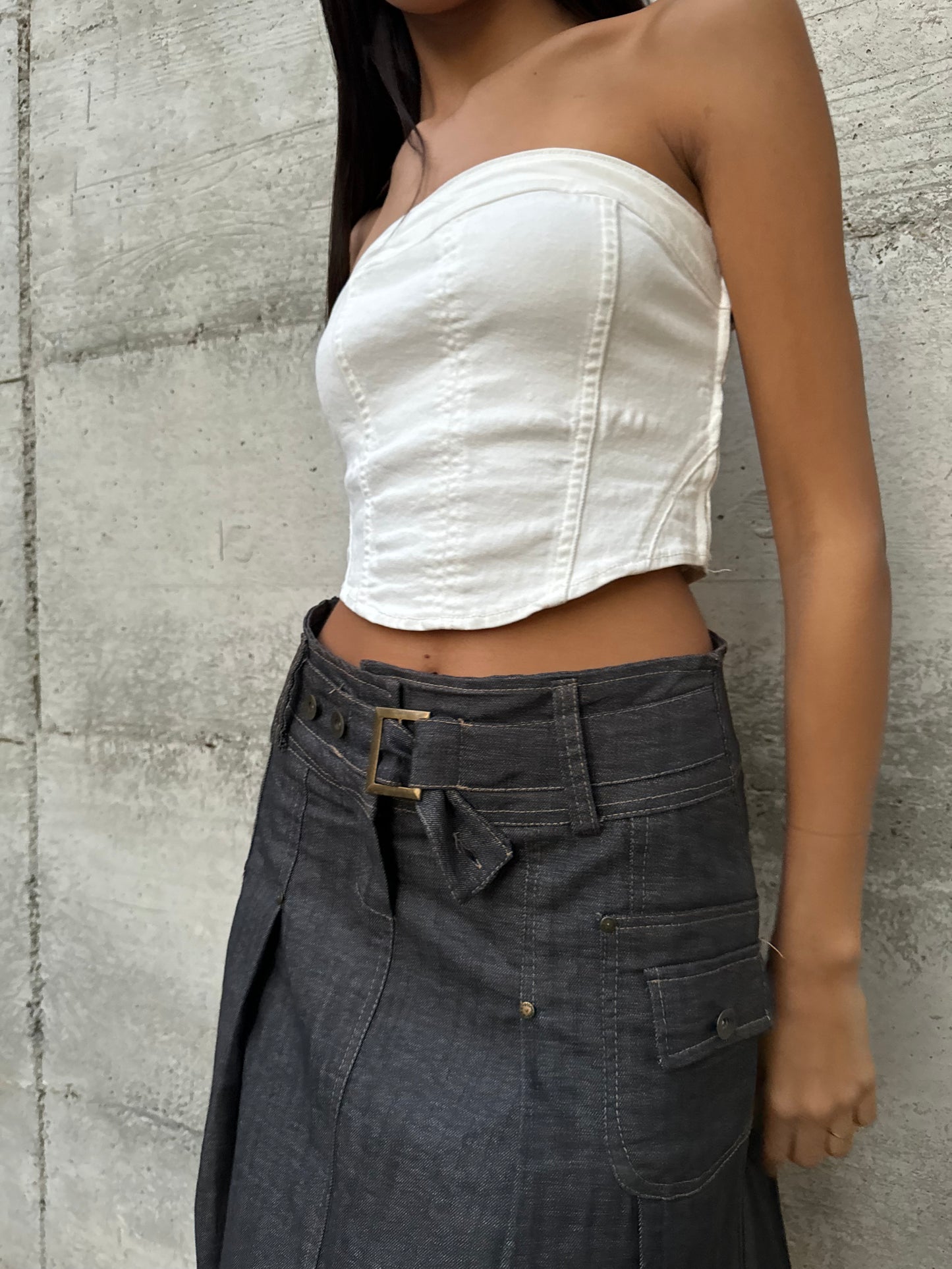 Gonna Y2K in denim, taglia M