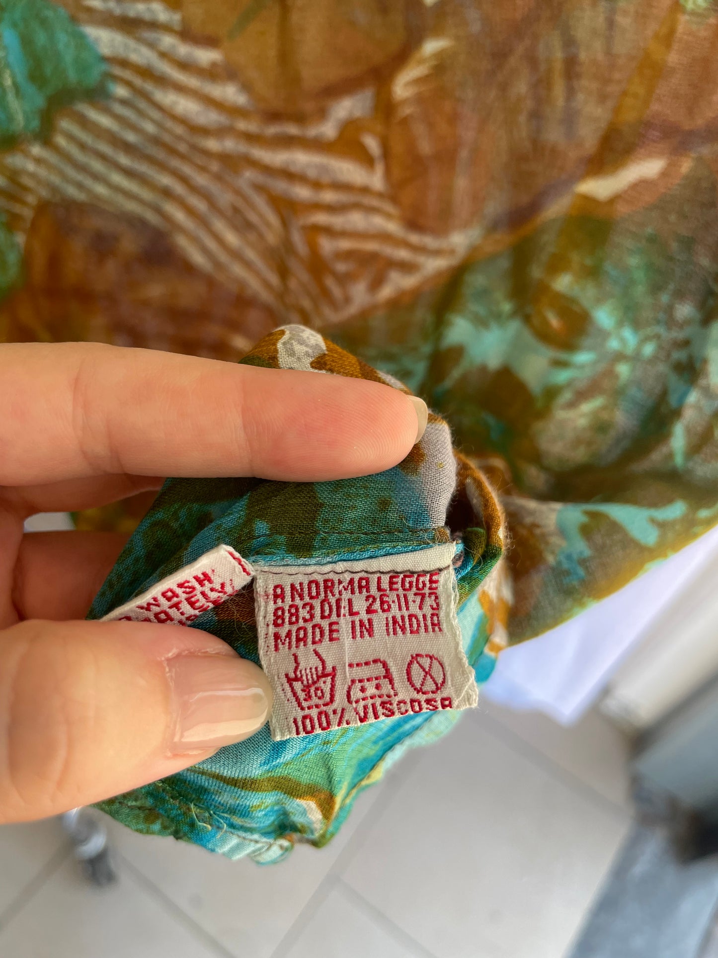 Top fantasia 100% viscosa, taglia S/M