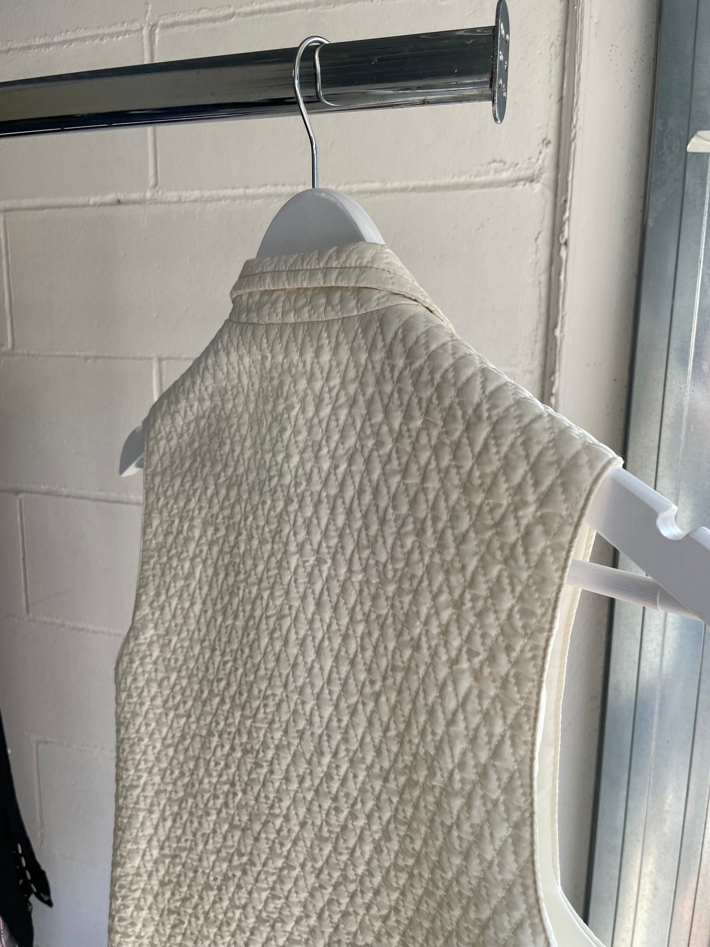 Smanicato trapuntato Eskey bianco - S