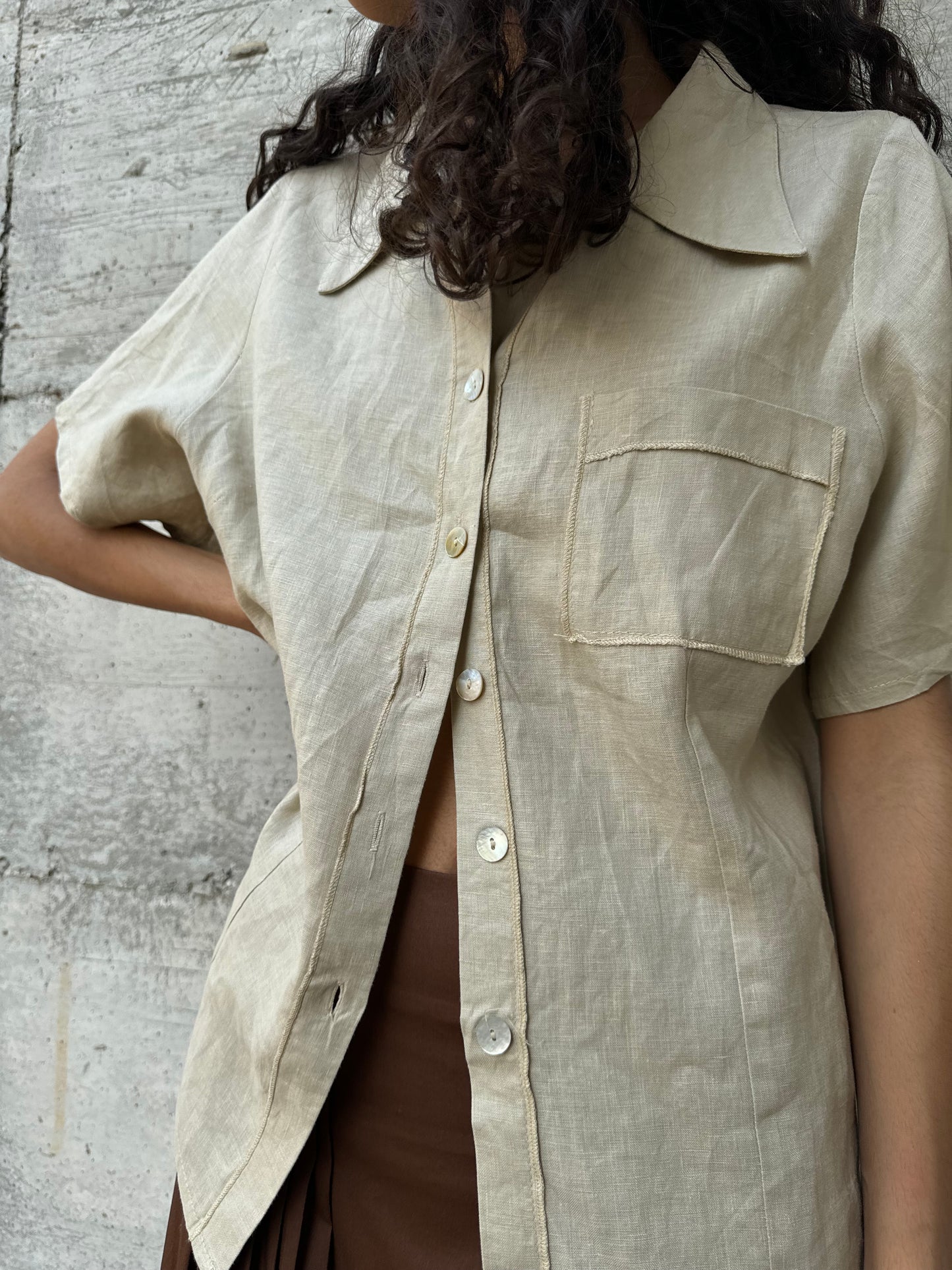 Camicia sartoriale 100% lino