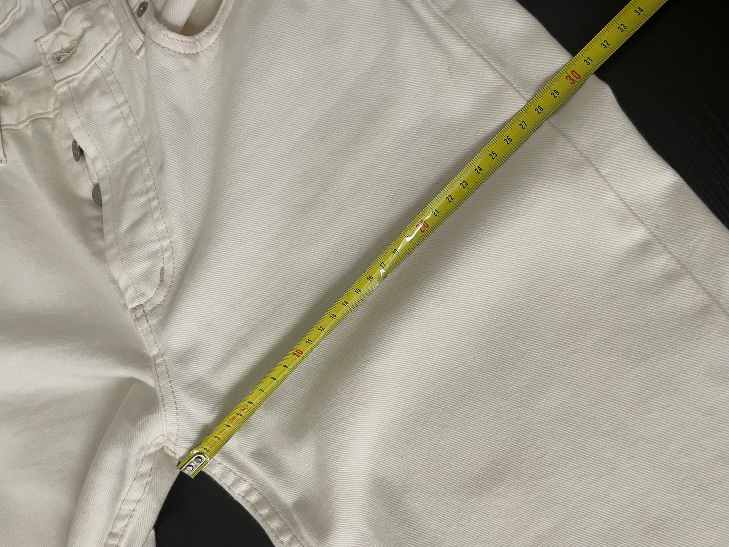 Jeans baggy bianco Polo Ralph Lauren 100% cotone