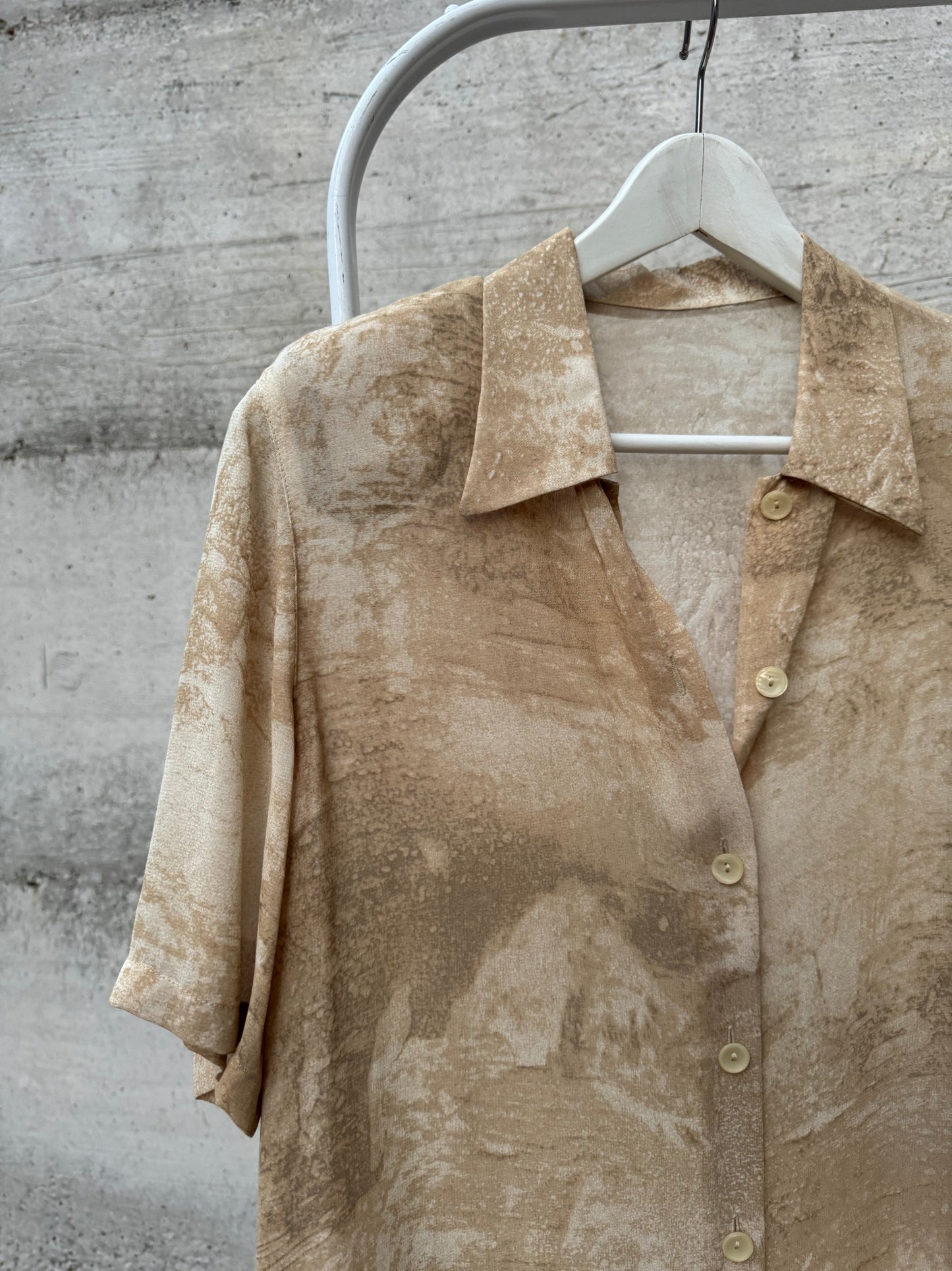 Camicia sartoriale in crepe di viscosa - completo*