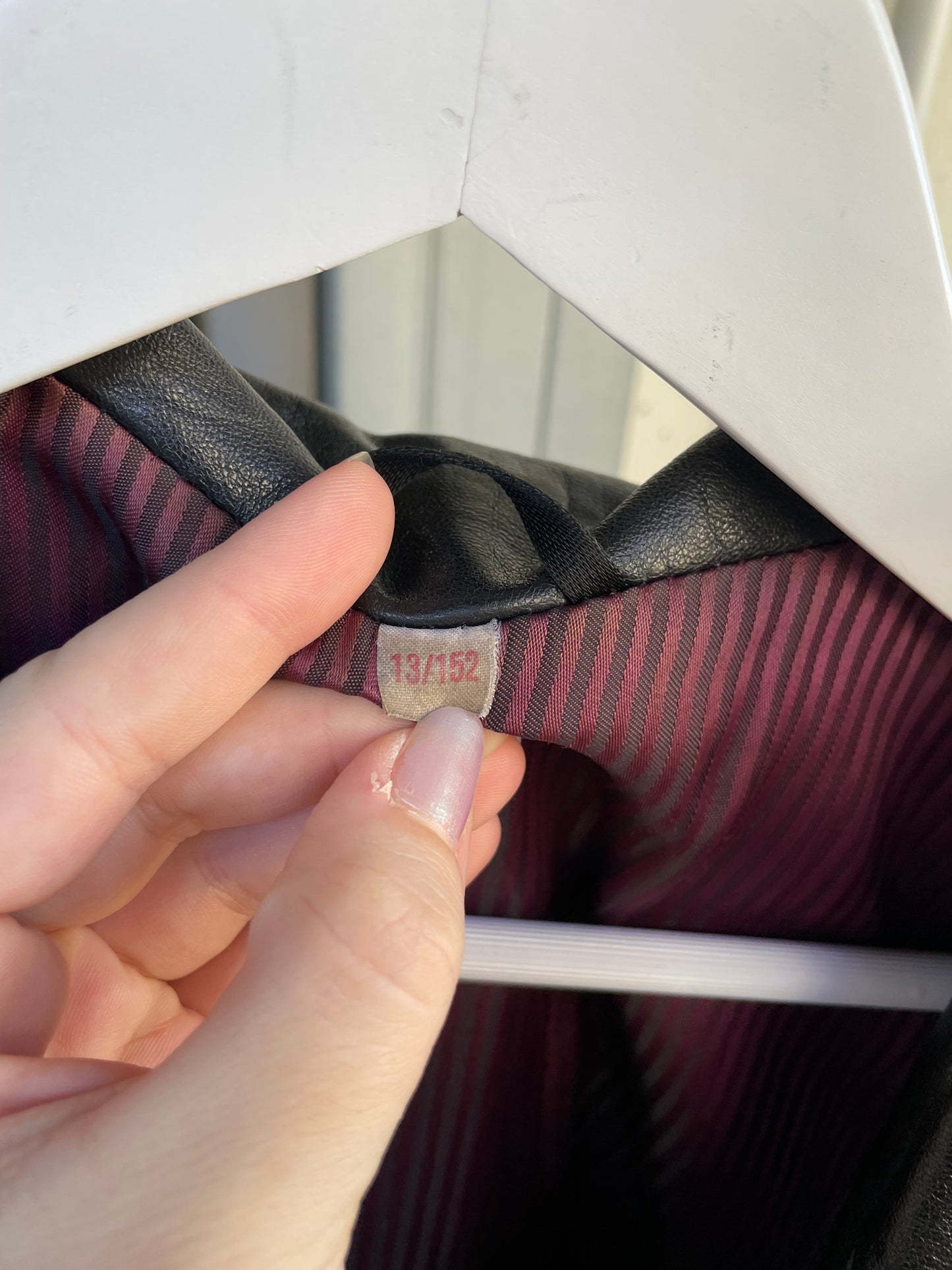 Bomber 80s lavorato in vera pelle nero