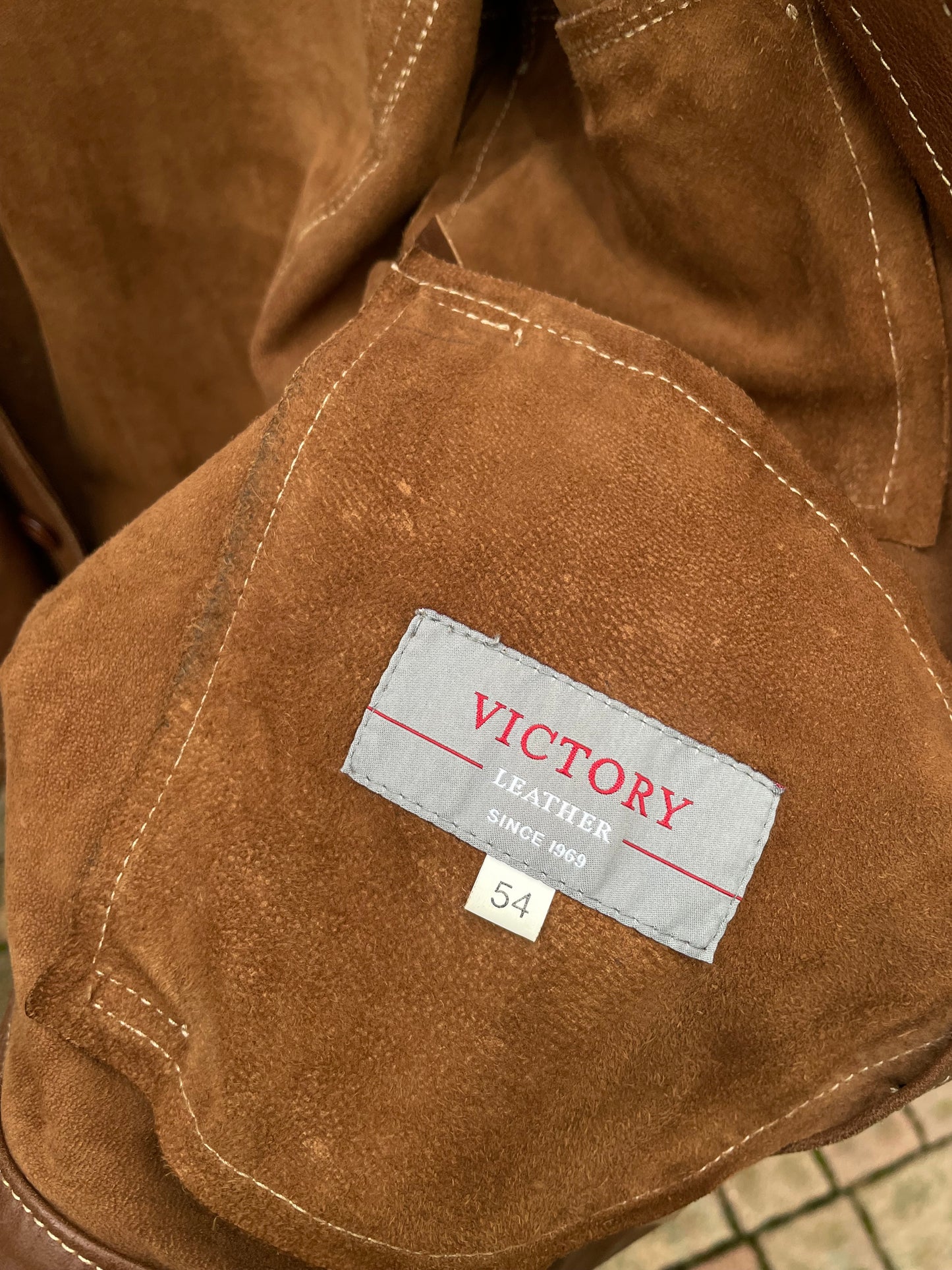 Giacca in nappa leggera marrone - taglia L uomo