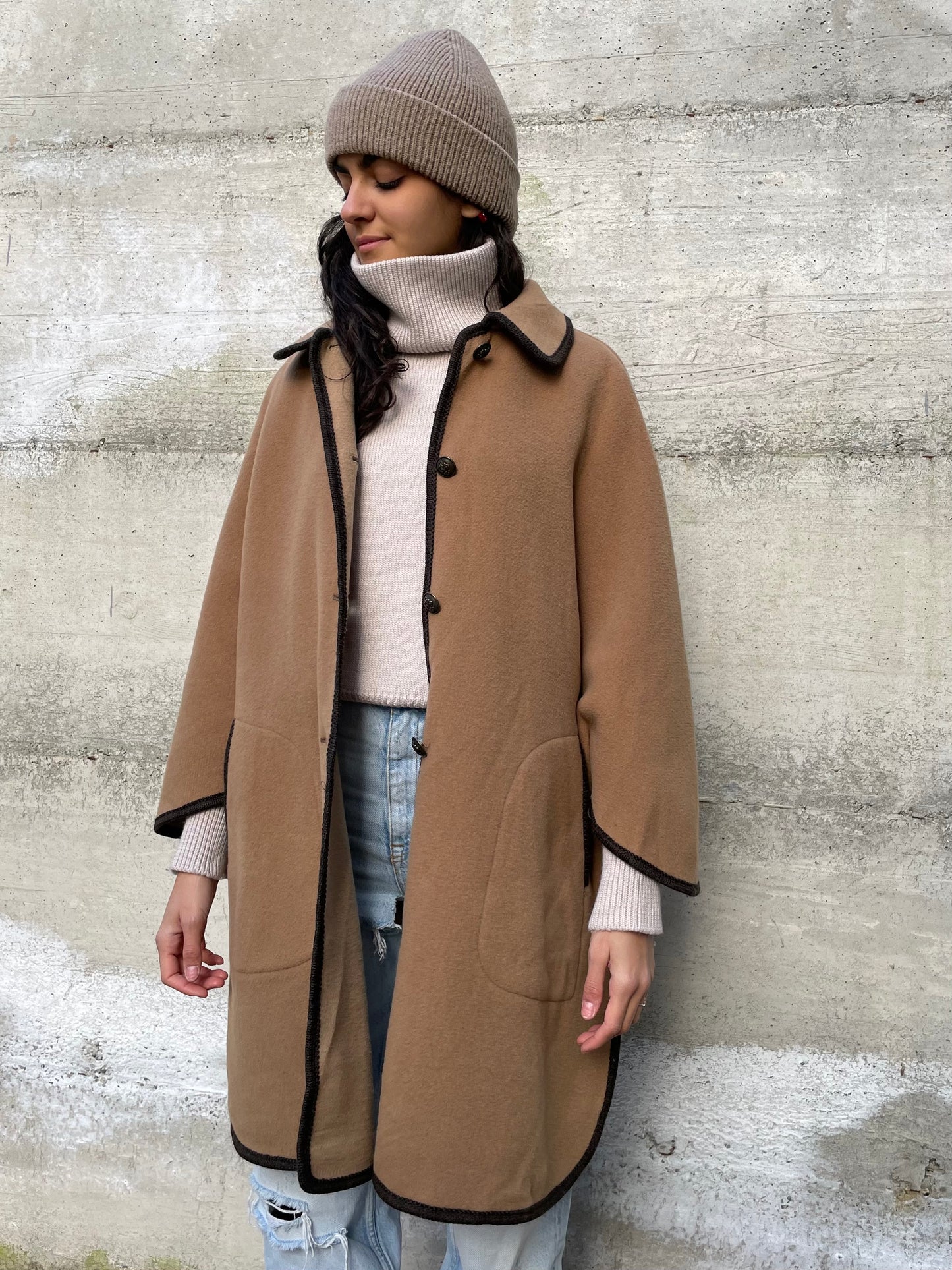 Mantella biscotto Steinbock 100% lana vergine