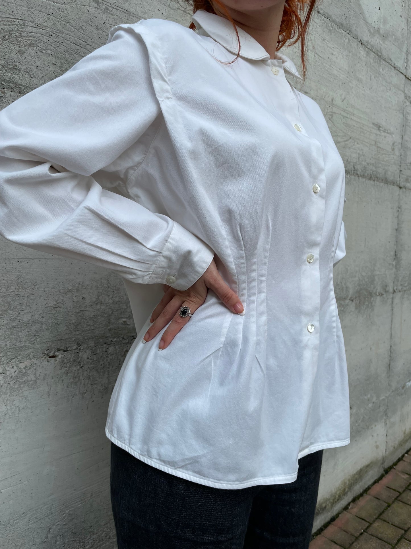 Camicia Trussardi bianca 100% cotone