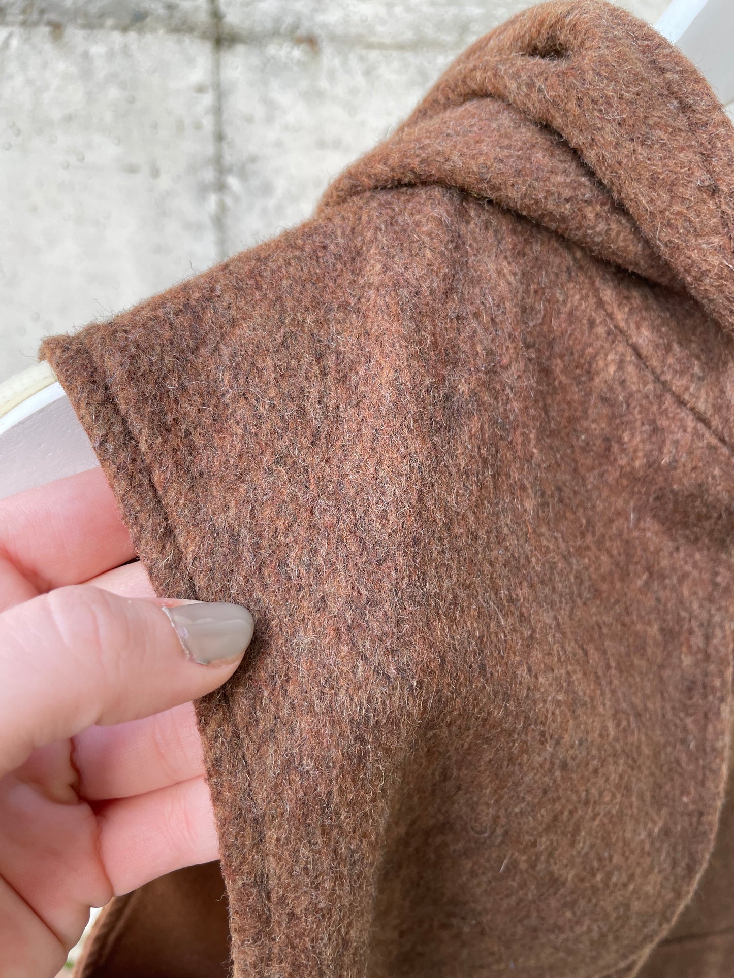 Gilet double face sartoriale con cappuccio