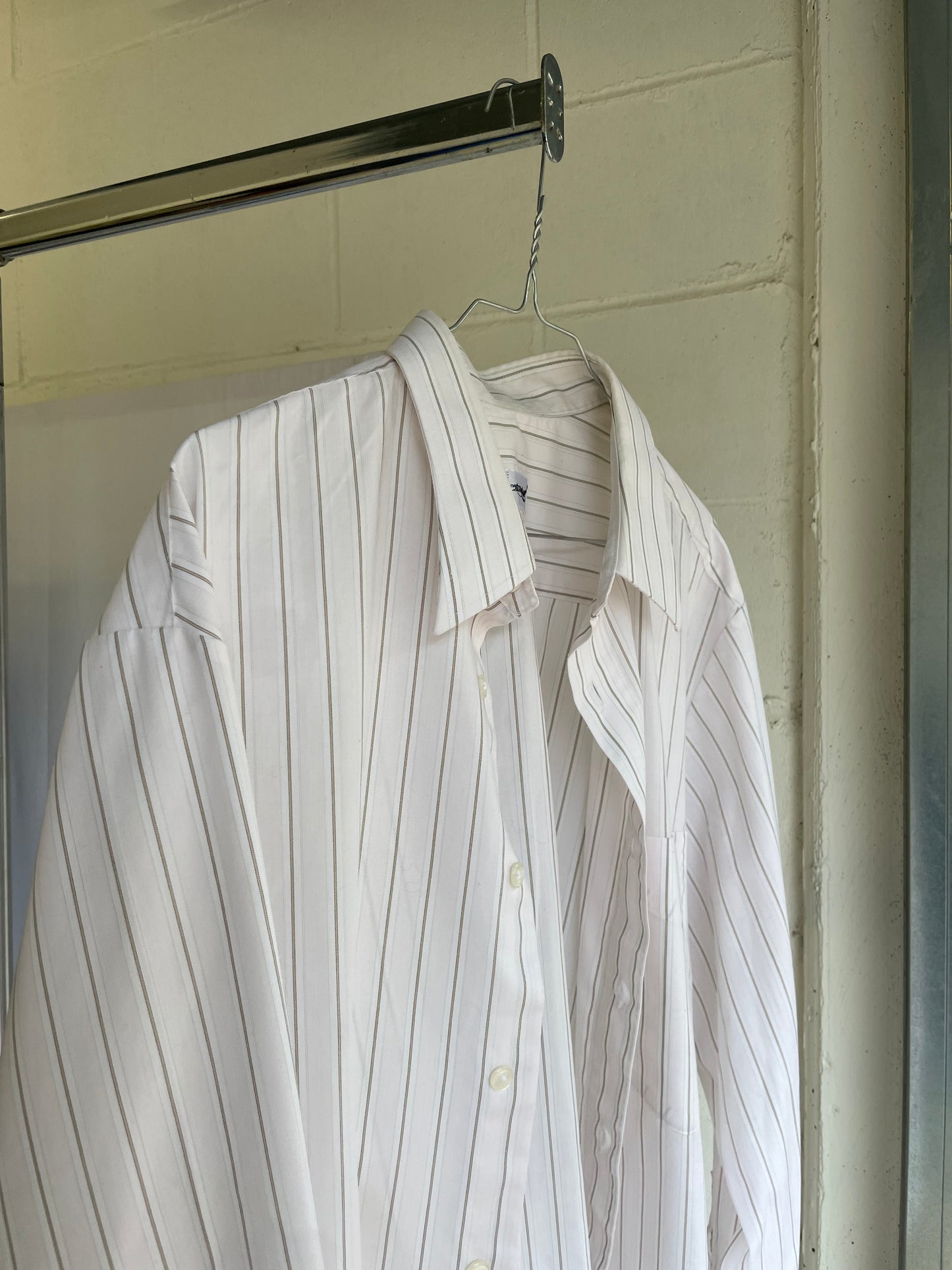 Camicia oversize striped 100% cotone