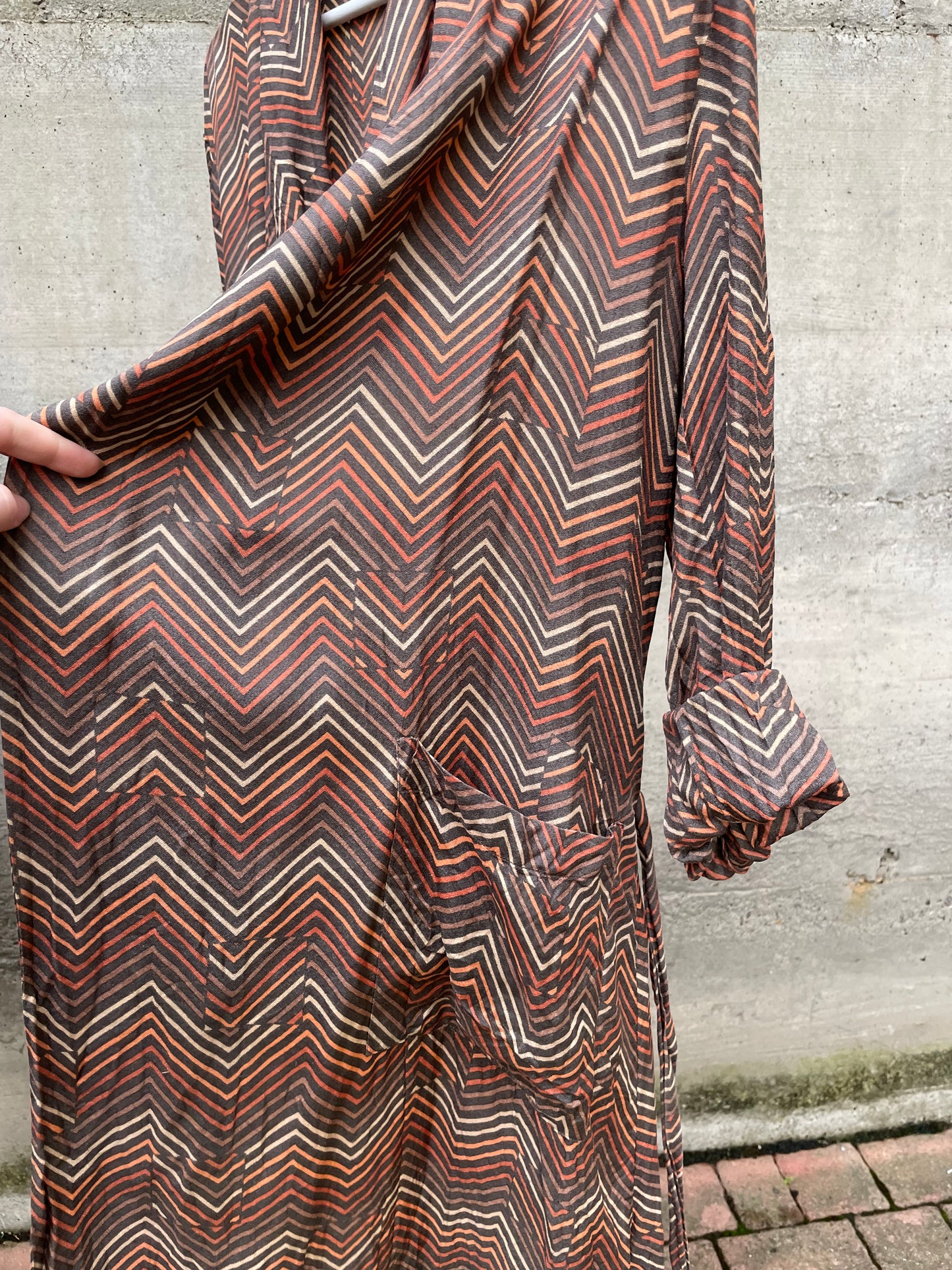 Vestaglia Pierre Cardin in crepe di seta - taglia unica