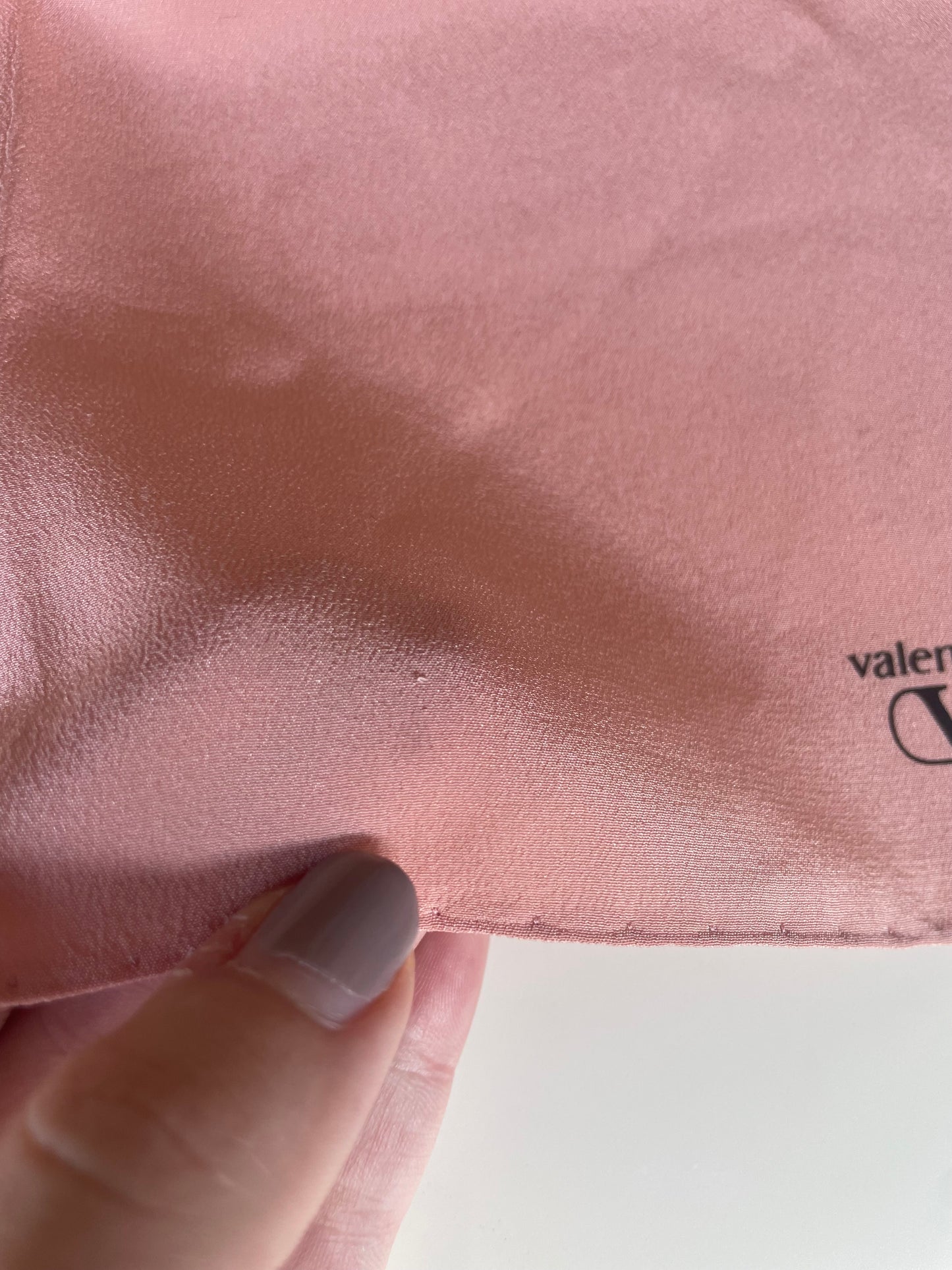 Foulard Valentino 100% seta 30x30