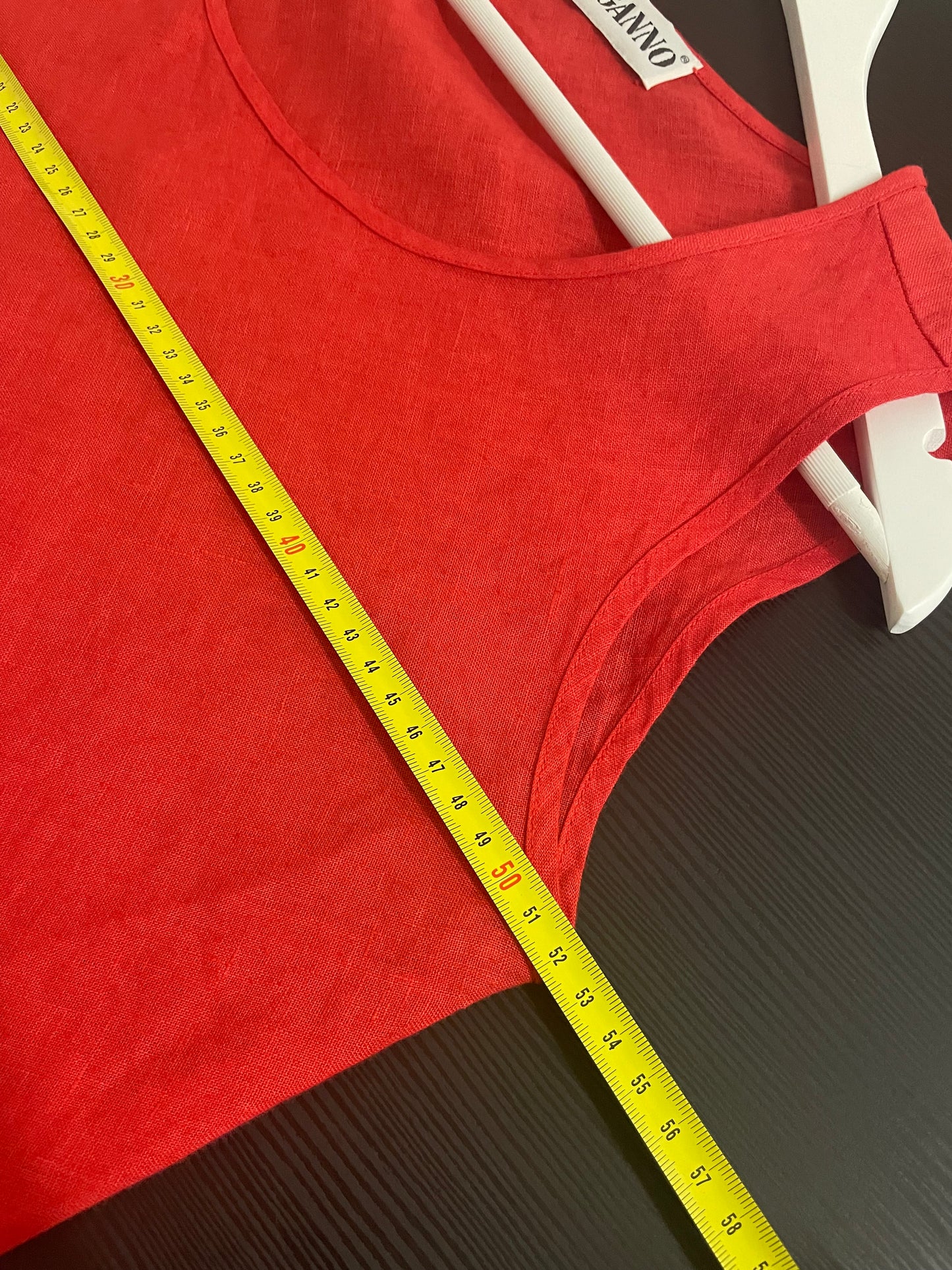 Abitino vintage svasato 100% lino - taglia S/M