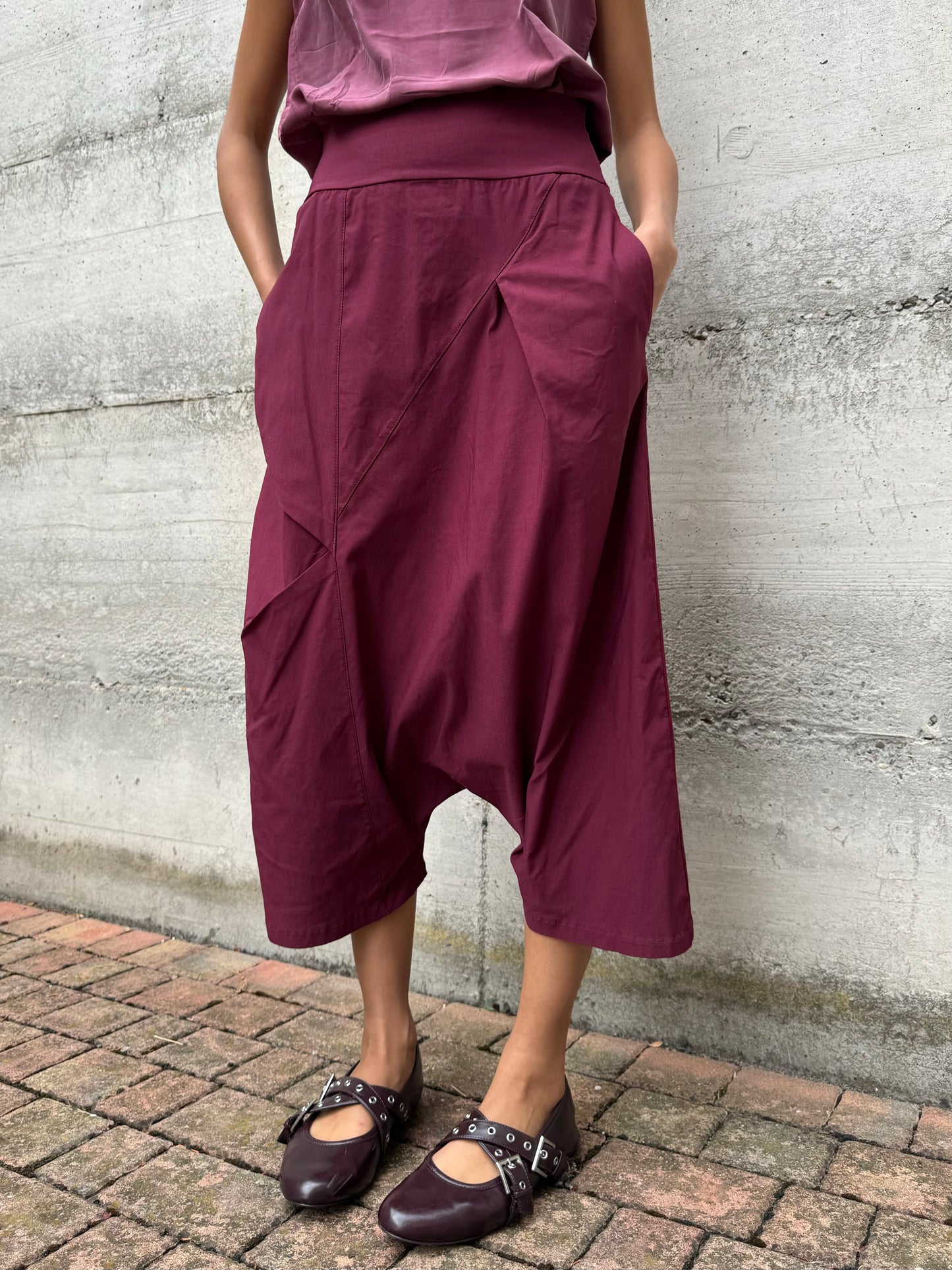 Pantagonna vinaccia in misto viscosa, taglia M