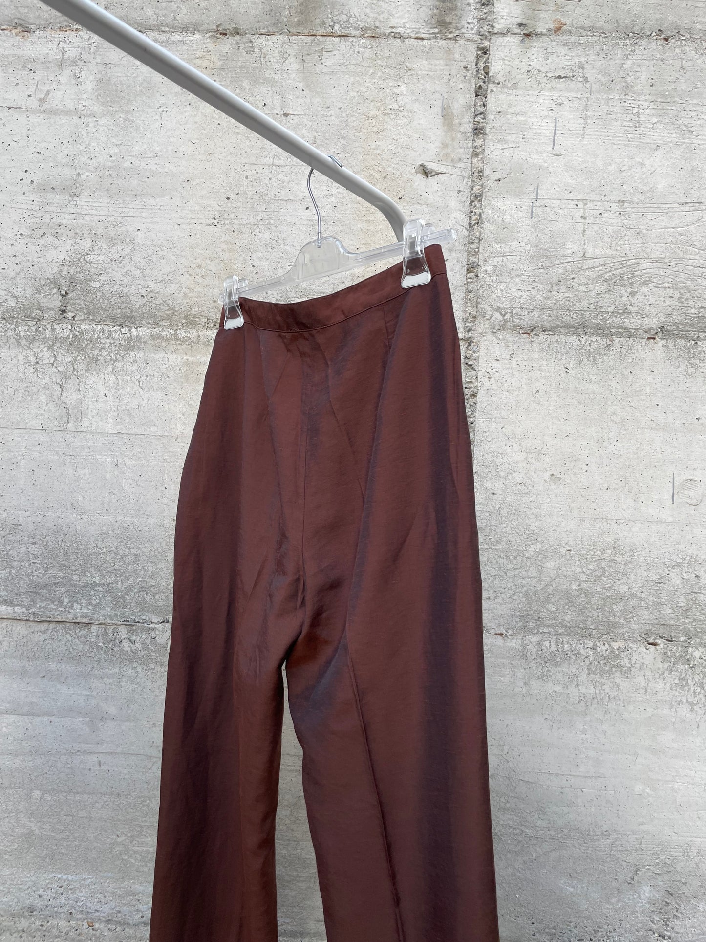 Pantalone chino shantung - misto lino e viscosa - tg. 40/42