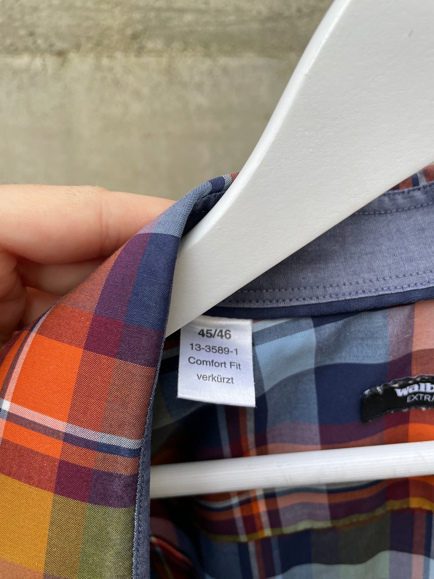 Camicia oversize tartan 100% cotone - taglia L uomo