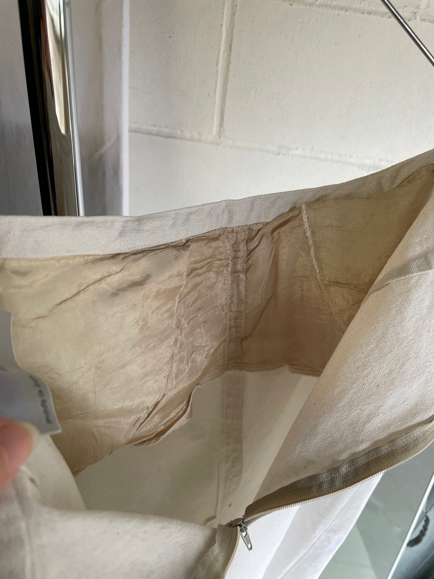 Longuette midi a matita con spacco frontale - taglia S