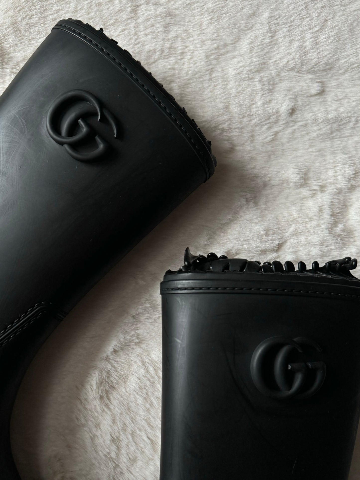 Stivale da pioggia Gucci GG - EU39