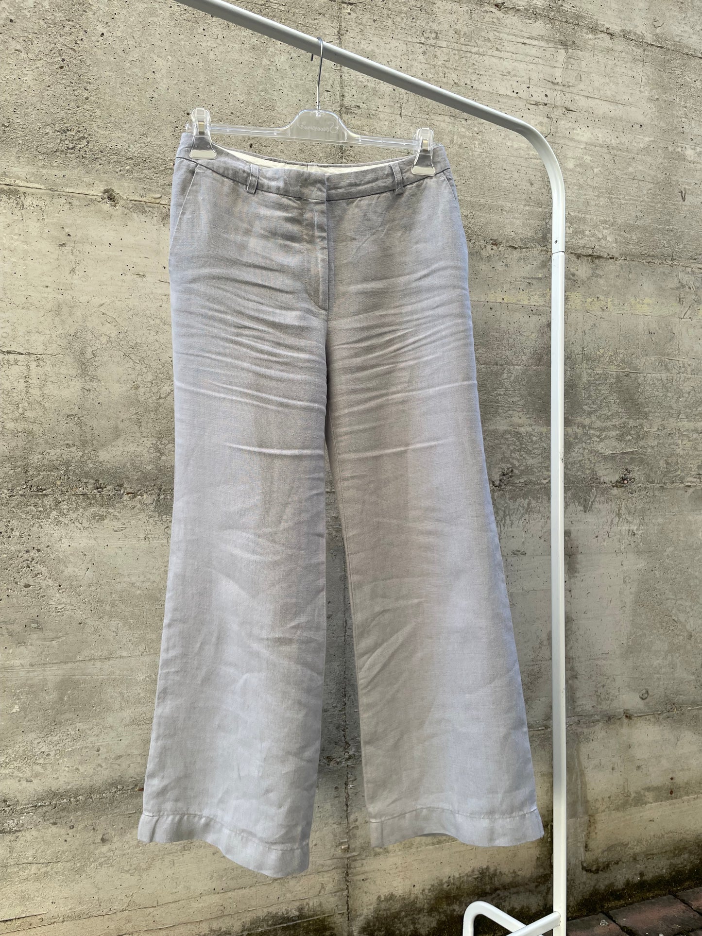 Pantalone Aspesi ghiaccio 100% lino - tg. 42